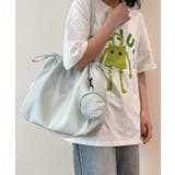 冬新作 ミニポーチ付き 巾着ナイロントートバッグA4サイズ | LOVERS | 詳細画像19 