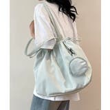 冬新作 ミニポーチ付き 巾着ナイロントートバッグA4サイズ | LOVERS | 詳細画像20 