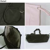 冬新作 ミニポーチ付き 巾着ナイロントートバッグA4サイズ | LOVERS | 詳細画像33 