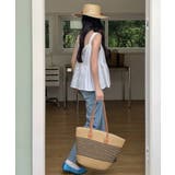 冬新作 PUレザーハンドル ストロー編み | LOVERS | 詳細画像7 