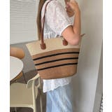 冬新作 PUレザーハンドル ストロー編み | LOVERS | 詳細画像15 