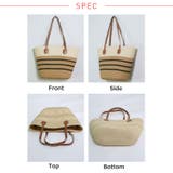 冬新作 PUレザーハンドル ストロー編み | LOVERS | 詳細画像34 