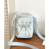 ブルー | 冬新作 リボンデザイン ポーチ付き | LOVERS