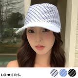 春新作 ストライプ柄 スカーフキャップライブ参戦 | LOVERS | 詳細画像1