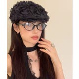 夏新作 チュールローズ ハンチング帽 | LOVERS | 詳細画像5