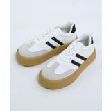 冬新作 ローカット 厚底ラインスニーカー韓国ストリート | LOVERS | 詳細画像20 