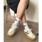 冬新作 ローカット 厚底ラインスニーカー韓国ストリート | LOVERS | 詳細画像12 