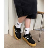 冬新作 ローカット 厚底ラインスニーカー韓国ストリート | LOVERS | 詳細画像16 