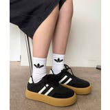 冬新作 ローカット 厚底ラインスニーカー韓国ストリート | LOVERS | 詳細画像19 