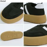 冬新作 ローカット 厚底ラインスニーカー韓国ストリート | LOVERS | 詳細画像29 