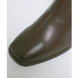 冬新作 スクエアトゥ ミドルブーツ韓国ファッション | LOVERS | 詳細画像27 