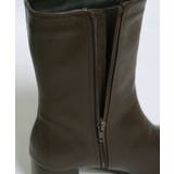 冬新作 スクエアトゥ ミドルブーツ韓国ファッション | LOVERS | 詳細画像30 