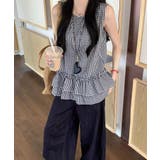 冬新作 ギンガムチェック ティアードフリル | LOVERS | 詳細画像3 