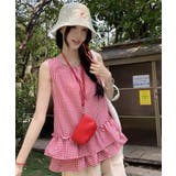 冬新作 ギンガムチェック ティアードフリル | LOVERS | 詳細画像9 