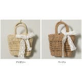 夏新作 刺繍レースリボン付き ストロー編み | LOVERS | 詳細画像23 