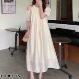 夏新作 オープンショルダー パフスリーブ | LOVERS | 詳細画像1 