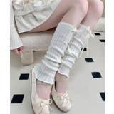 ホワイト | 冬新作 テープリボン付き リブニット | LOVERS