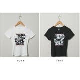 夏新作 モノクログラフィックデザイン スリムTシャツ | LOVERS | 詳細画像17 