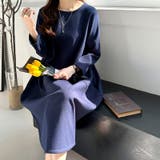裏起毛 コクーンワンピース コットンリネンワンピース | COCOMOMO | 詳細画像2