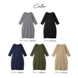 裏起毛 コクーンワンピース コットンリネンワンピース | COCOMOMO | 詳細画像21