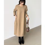 裏起毛 コクーンワンピース コットンリネンワンピース | COCOMOMO | 詳細画像24 