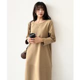 裏起毛 コクーンワンピース コットンリネンワンピース | COCOMOMO | 詳細画像29 