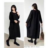 裏起毛 コクーンワンピース コットンリネンワンピース | COCOMOMO | 詳細画像37 