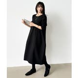 裏起毛 コクーンワンピース コットンリネンワンピース | COCOMOMO | 詳細画像38 