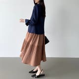 フレアワンピース ロングワンピース 半袖 | COCOMOMO | 詳細画像18 