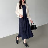 フレアワンピース ロングワンピース 半袖 | COCOMOMO | 詳細画像26 