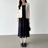 フレアワンピース ロングワンピース 半袖 | COCOMOMO | 詳細画像29 