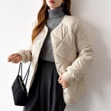 キルティングジャケット 中綿ジャケット あったか | COCOMOMO | 詳細画像4