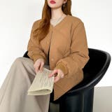 キルティングジャケット 中綿ジャケット あったか | COCOMOMO | 詳細画像25