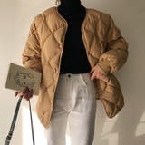 キルティングジャケット 中綿ジャケット あったか | COCOMOMO | 詳細画像5 