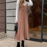 キャミソールワンピース プリーツワンピース ロングワンピース | COCOMOMO | 詳細画像14