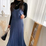 キャミソールワンピース プリーツワンピース ロングワンピース | COCOMOMO | 詳細画像3