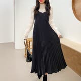 キャミソールワンピース プリーツワンピース ロングワンピース | COCOMOMO | 詳細画像7