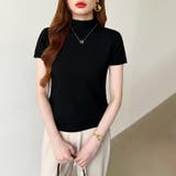 サマーニット 半袖ニット ハイネックニット | COCOMOMO | 詳細画像32