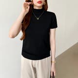 サマーニット 半袖ニット ハイネックニット | COCOMOMO | 詳細画像33