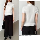 サマーニット 半袖ニット ハイネックニット | COCOMOMO | 詳細画像43