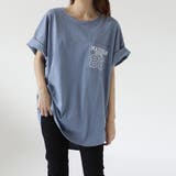 ロゴTシャツ オーバーサイズTシャツ 半袖Tシャツ | COCOMOMO | 詳細画像16 