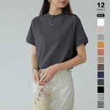 ダークグレー | クルーネックTシャツ 半袖Tシャツ レディース半袖Tシャツ | COCOMOMO