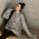 トレーナー シンプルスウェット 無地ロゴトレーナー | COCOMOMO | 詳細画像11