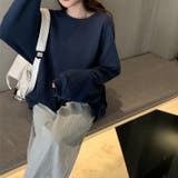 トレーナー シンプルスウェット 無地ロゴトレーナー | COCOMOMO | 詳細画像2