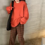 トレーナー シンプルスウェット 無地ロゴトレーナー | COCOMOMO | 詳細画像28