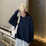 トレーナー シンプルスウェット 無地ロゴトレーナー | COCOMOMO | 詳細画像3