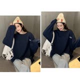 トレーナー シンプルスウェット 無地ロゴトレーナー | COCOMOMO | 詳細画像4