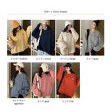 トレーナー シンプルスウェット 無地ロゴトレーナー | COCOMOMO | 詳細画像30