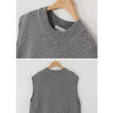 ニットベスト レディース 韓国 | COCOMOMO | 詳細画像38 