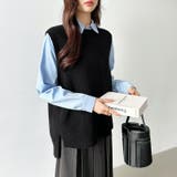 ニットベスト レディース 韓国 | COCOMOMO | 詳細画像3 